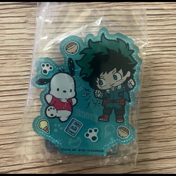 My Hero Academia x Sanrio Deku x Pochacco Limited Edition Acrylic Stand Gacha - Picture 1 of 2